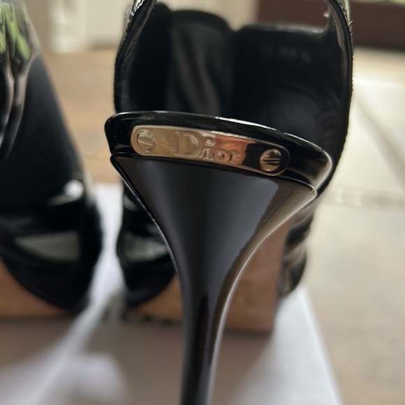 Black Dior Stretch Sandal size 39 - Picture 4 of 5